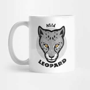 B&W Leopard Mug